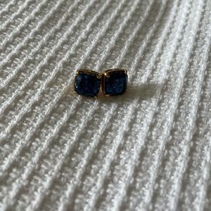 Kate Spade Sparkly Navy Stud Earring